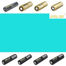 2 шт. всех моделей GOLISI перезаряжаемый 3,7 в литиевый аккумулятор IMR 18650 26650 20700 21700 для E-CIG фонарик налобный фонарь