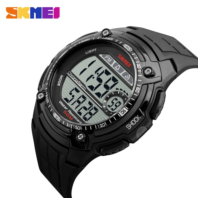 

SKMEI Multifunction Sports Watches Men Fashion Back Light Watch Chronograph Alarm Waterproof Digital Wristwatches XFCS