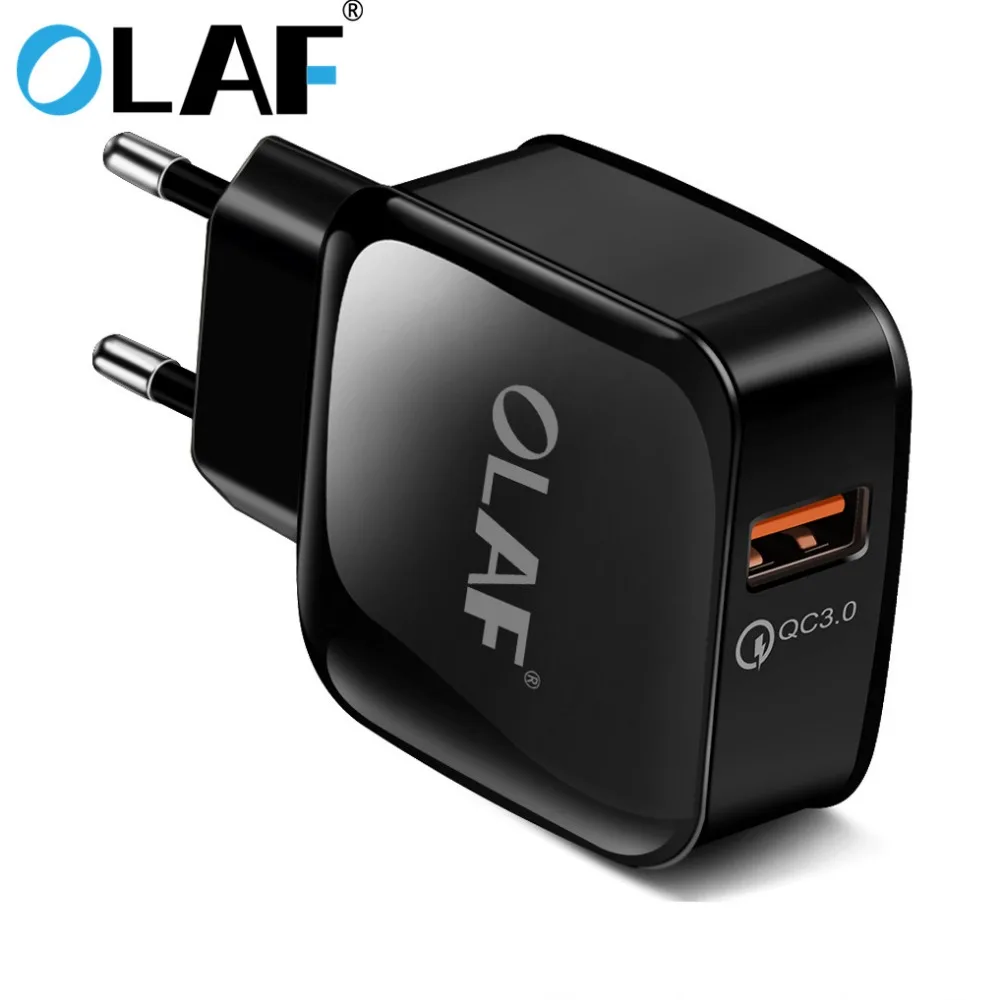 OLAF зарядное устройство для мобильного телефона s ЕС Plug quick charge 3 0 qc 2 USB 5 в 2.4A
