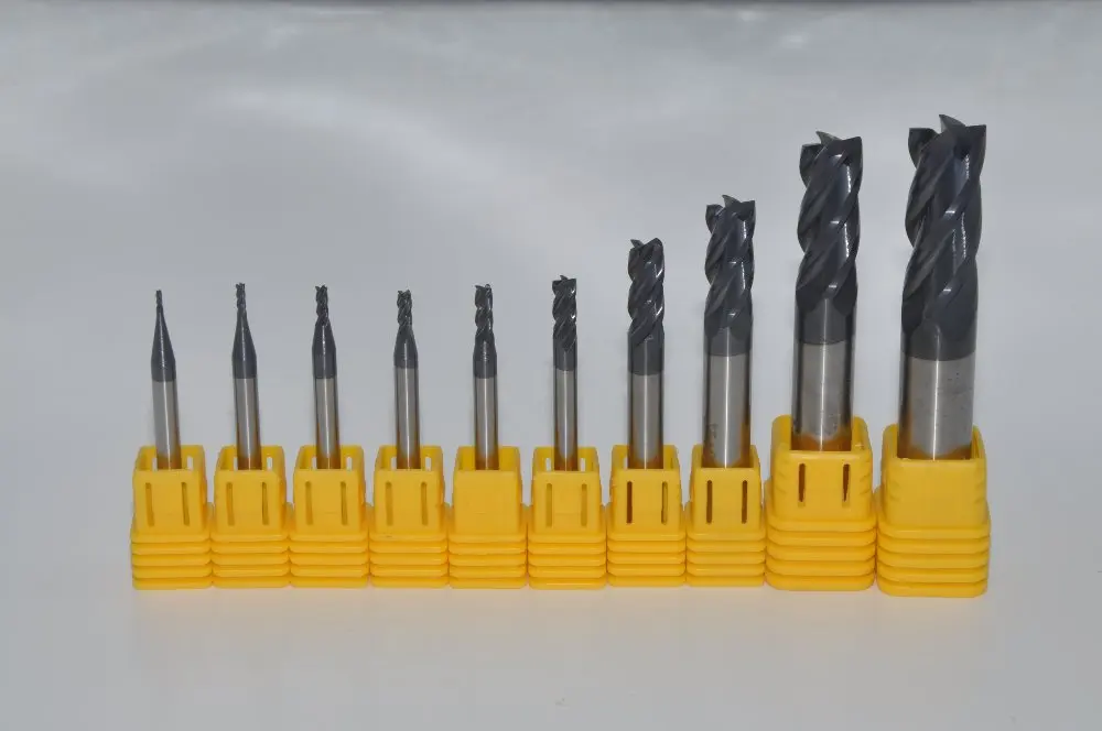 

upgd 4F-8*8*25*75,HRC45,carbide End Mills,carbide Square Flatted End Mill,4 Flute,coating:TiNAL,factory Outlet Length