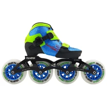 nuevas botas de patinaje de velocidad para nivienos 4x90 или 4x100 montura ajustable patines para hombres y mujeres patine prof