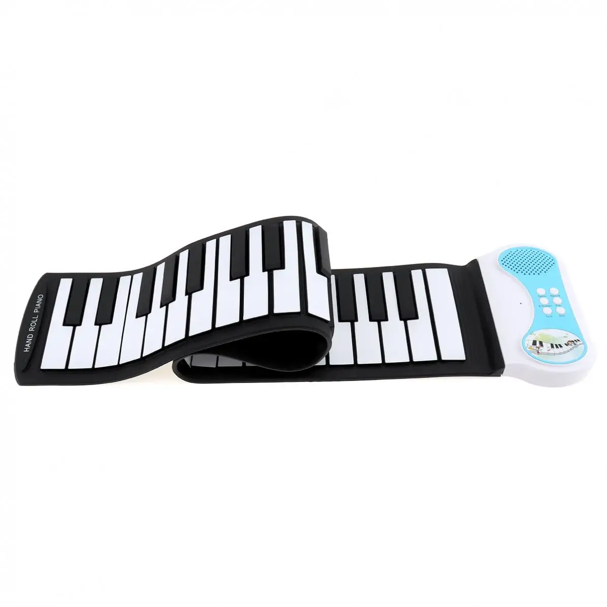 49 Keys Flexible Hand Roll Up Piano Electronic Keyboard Organ