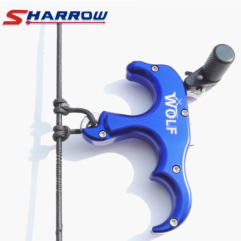 

Sharrow 1 Piece 3 Finger Grip Compound Bow Arrow Release Compound Tool Archery Accessory for Hunting Shooting