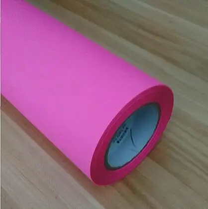 neon pink 1 лист 1" x 40"/25 см x 100 см ПВХ теплопередача виниловая Футболка железа на HTV - Цвет: neon pink