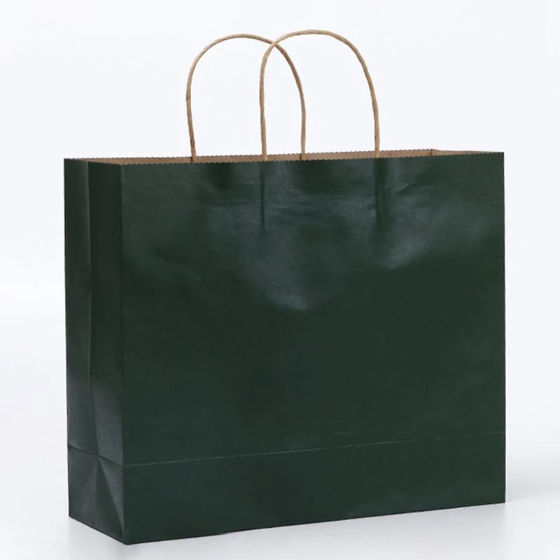 

10 Colorful Small Kraft Paper Gift Bag With Handle Festival Jewelry Bags Wedding Birthday Party Gift Package Wrapping Supplies