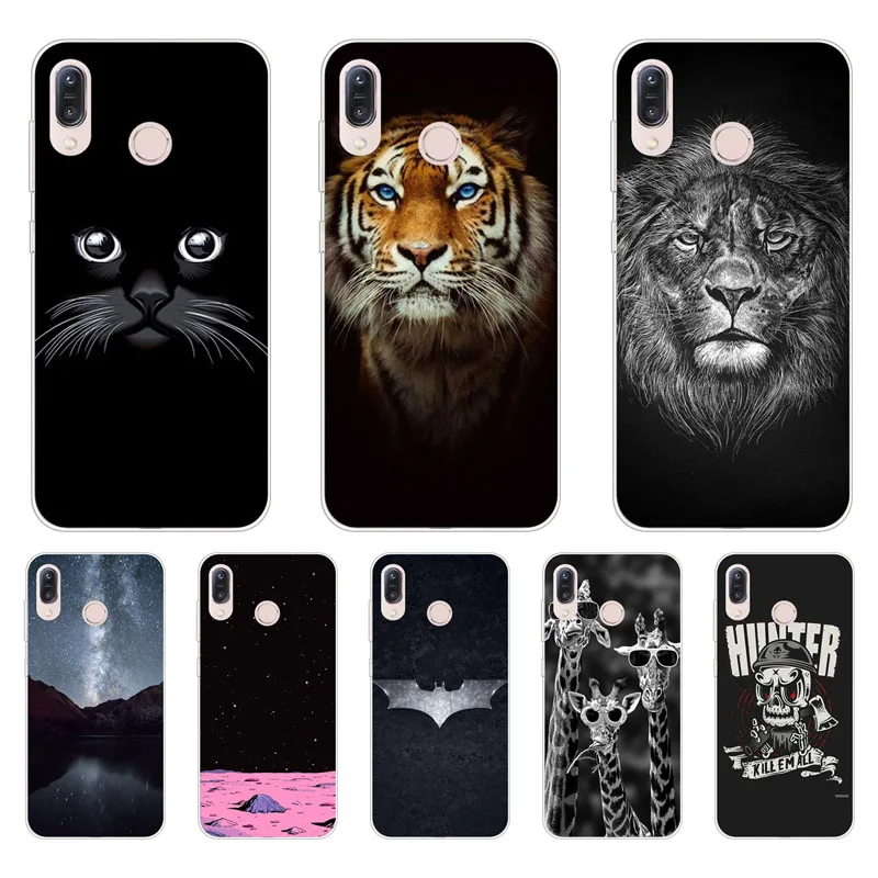 

For Asus ZenFone MAX M1 ZB555KL Case,Silicon tigon beast Painting Soft TPU Back Cover for Asus ZB555KL Protect Phone cases shell