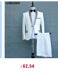 Плюс размеры для мужчин Красочные Блестки куртка длинное пальто прилив мужской моды верхняя одежда певец ночной клуб этап шоу костюмы