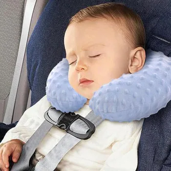 

Fashion Baby's Inflatable Pillow Soft Infant Kids Travel Stroller Car Seat Neck Pillow Headrest Pillow Cushion 4Colors