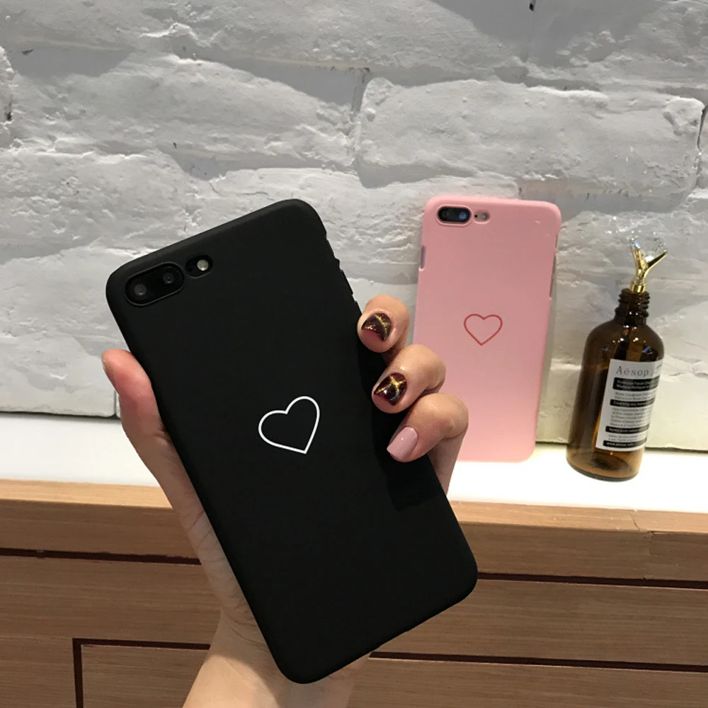 ZLNHIV чехол для влюбленных с сердцем для iphone 11 pro X XR XS MAX 6 6s S 7 8 plus, сумка для телефона, Аксессуары для мобильных телефонов, чехол для телефона, противоударный