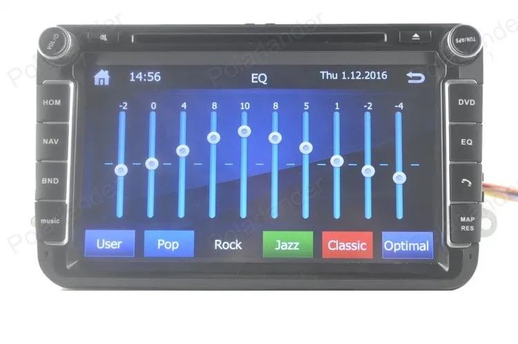 Flash Deal Car Multimedia Player for VW/POLO/PASSAT/Golf/Skoda/Octavia/SEAT/LEON With Wifi Radio GPS Navigation 1080P Ipod FM Map 15
