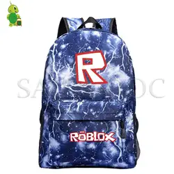 Мультфильм Roblox игры рюкзак Galaxy пространство школьные ранцы для подростков обувь девочек мальчиков модный рюкзак для ноутбука