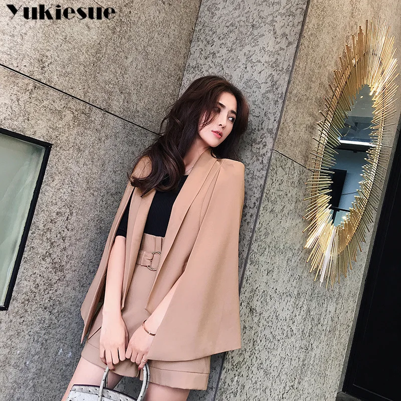 

tracksuit for women Blazer Hot Shorts 2 two piece set batwing women's suit OL offical lady tracksuits set woman 2 pieces pants