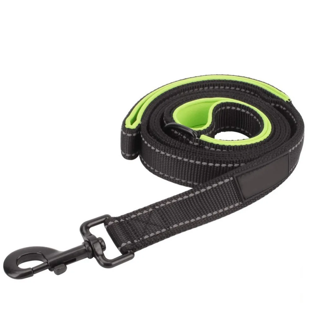 

Double Trickness Nylon Reflective Pet Dog Leash for Dogs Walking Training Leash Traction Rope Cats Dogs Harness Leash Strap Belt