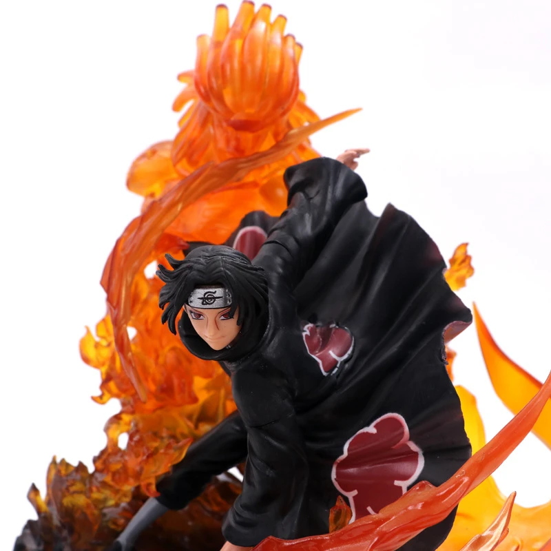 Аниме Наруто ПВХ фигурка 21 см Zero Uchiha Itachi Fire Sasuke Susanoo Relation Коллекция Модель игрушки