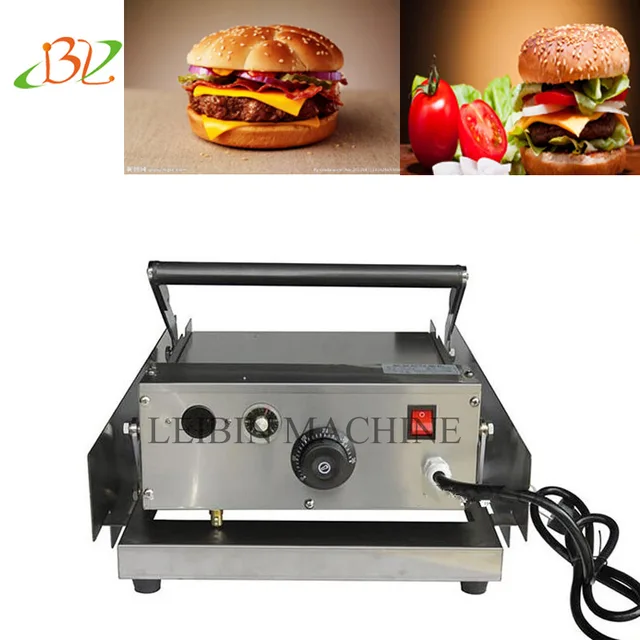 Buy China Bakery equipment commercial package double grilled hamburger machine