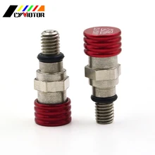 2 шт. для мотокросса мотоциклетная вилка воздуха воздуховыпускные клапаны винт M5x0.8 для YAMAHA HONDA YZ YZF WR CR CRF 125 150 200 250 300 350 400 450