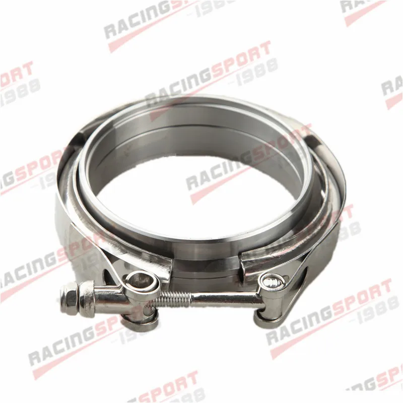 

3.5" Inch Self Aligning Male/Female V-Band Clamp CNC Mild Steel Flange Kit