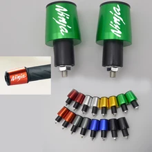 22 мм Ручки Расширение рукоятка Кепки концевые Заглушки для KAWASAKI Ninja ZX 6R 7R 9R 10R 12R 14R Z1000 Z750 ZZR600 ZRX1100