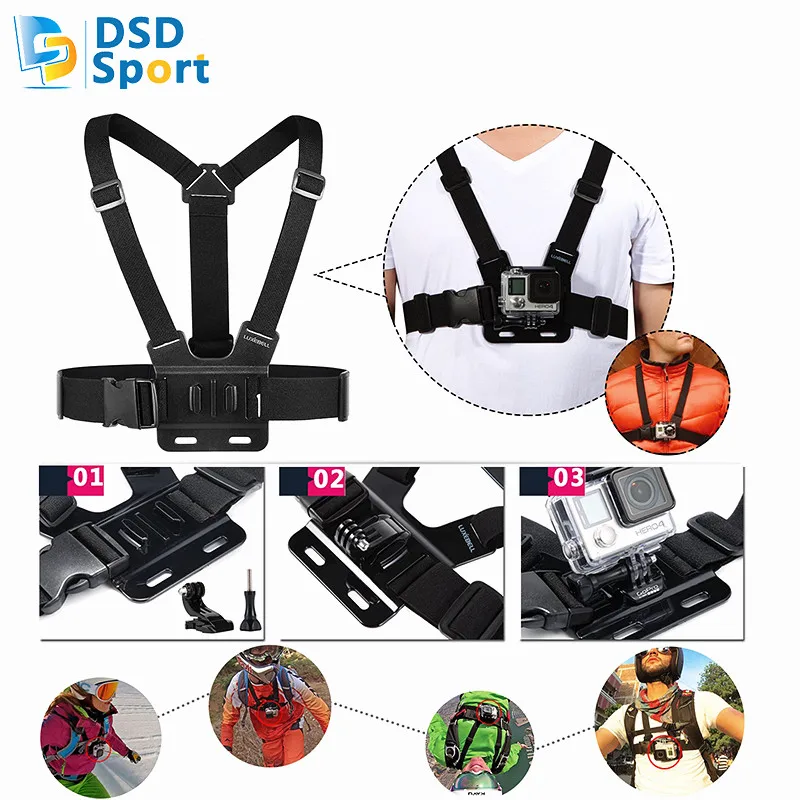 Chest Strap for Gopro hero 4s for gopro surf mount