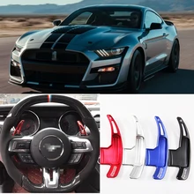 tommia 2pcs Steering Wheel Aluminum Shift Paddle Shifter Extension For Ford Mustang 2015-2017 Car-styling tommia 2pcs Steering Wheel Aluminum Shift Paddle Shifter Extension For Ford Mustang 2015-2017 Car-styling