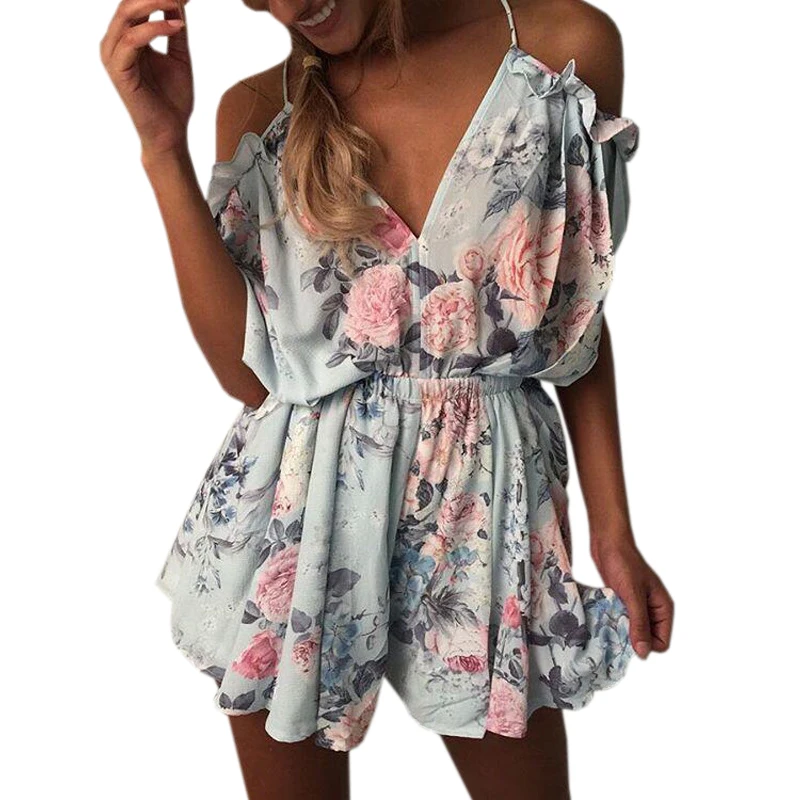 floral summer jumpsuit