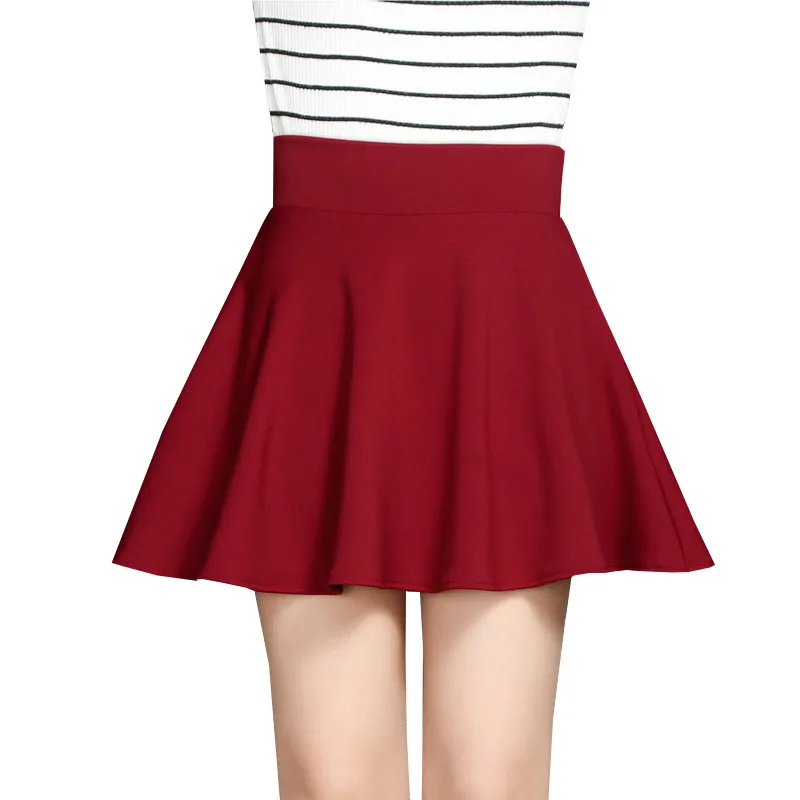 2017 New Spring Summer High Waist Umbrella Skirts Fashion Women Skirt