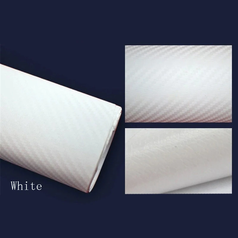 DIY 127*50cm 3D Waterproof Carbon Fiber Vinyl Car Wrap Sheet Roll Film Sticker Decal