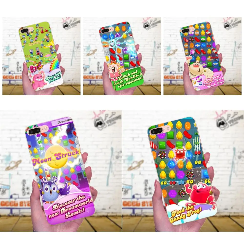 Candy Crush Saga для Huawei Mate 7 8 9 10 20 P8 P9 P10 P20 P30 Lite Plus Pro 2017 мягкий чехол из ТПУ | Мобильные
