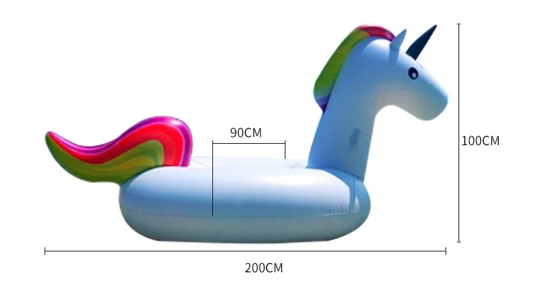 200 см надувной гигантский Единорог плавающий плавательный бассейн надувной плавательный круг Пегас плавающий взрослый женский Плавающий поплавок Piscina Boias