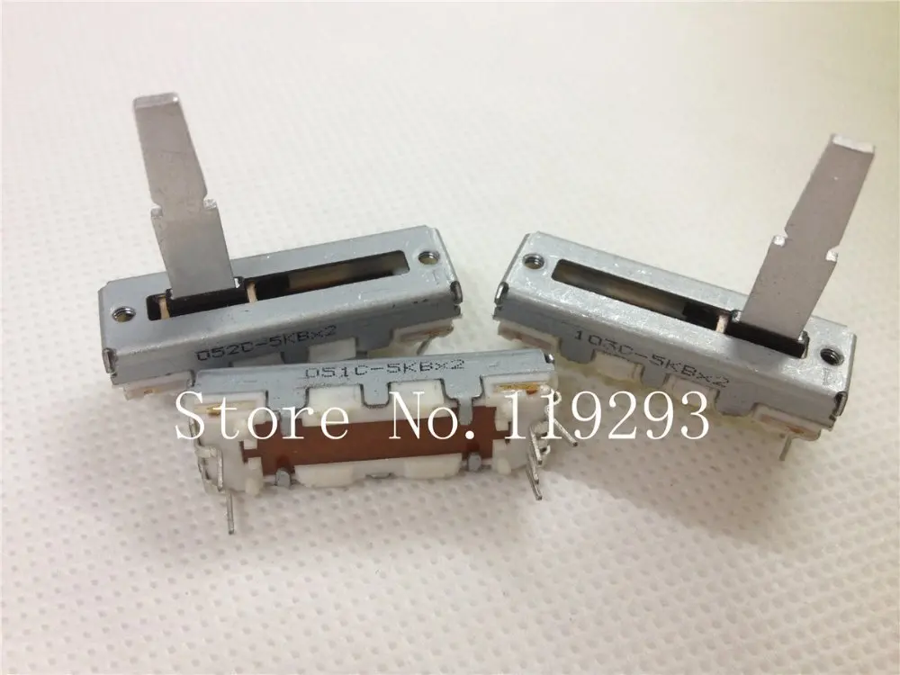 [BELLA]Japan ALPS 3 cm slide potentiometers 942C-5KBX2 axial length 20MM.--10PCS/LOT | Электронные компоненты и