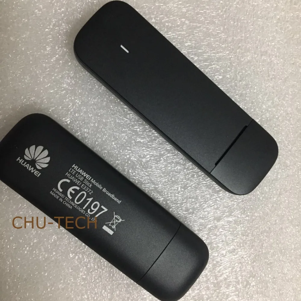 Разблокированный Huawei E3372 Новый USB модем 4G LTE 150 Мбит/с с двумя антеннами поддержкой