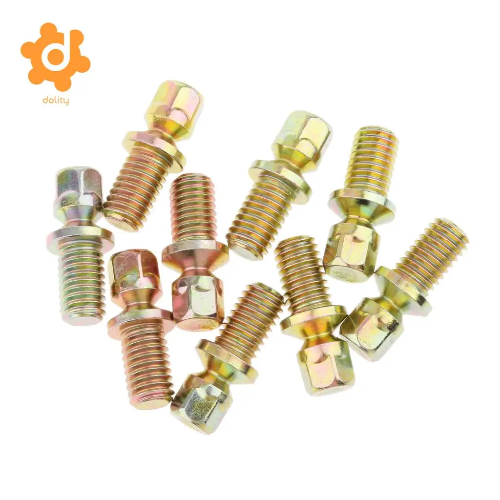 dolity 50 Pieces Ignition Anti Theft Locking Bolt Screws M8X16mm for Honda 