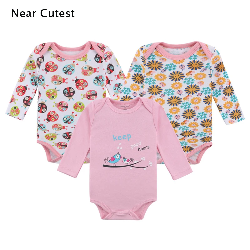 Cutest/3 шт./лот Комплект для малышей Одежда новорожденных хлопковое нижнее белье с