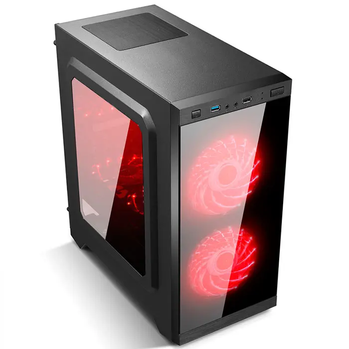 Золотое поле N51 игровой компьютерный блок столик для ПК mATX Mid Tower SSD HDD отсеков