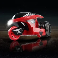 3 цвета 2,4 ГГц RC игрушечные мотоциклы со светом дистанционного управления мотоцикл RC супер крутая игрушка трюк автомобиль для детей подарок