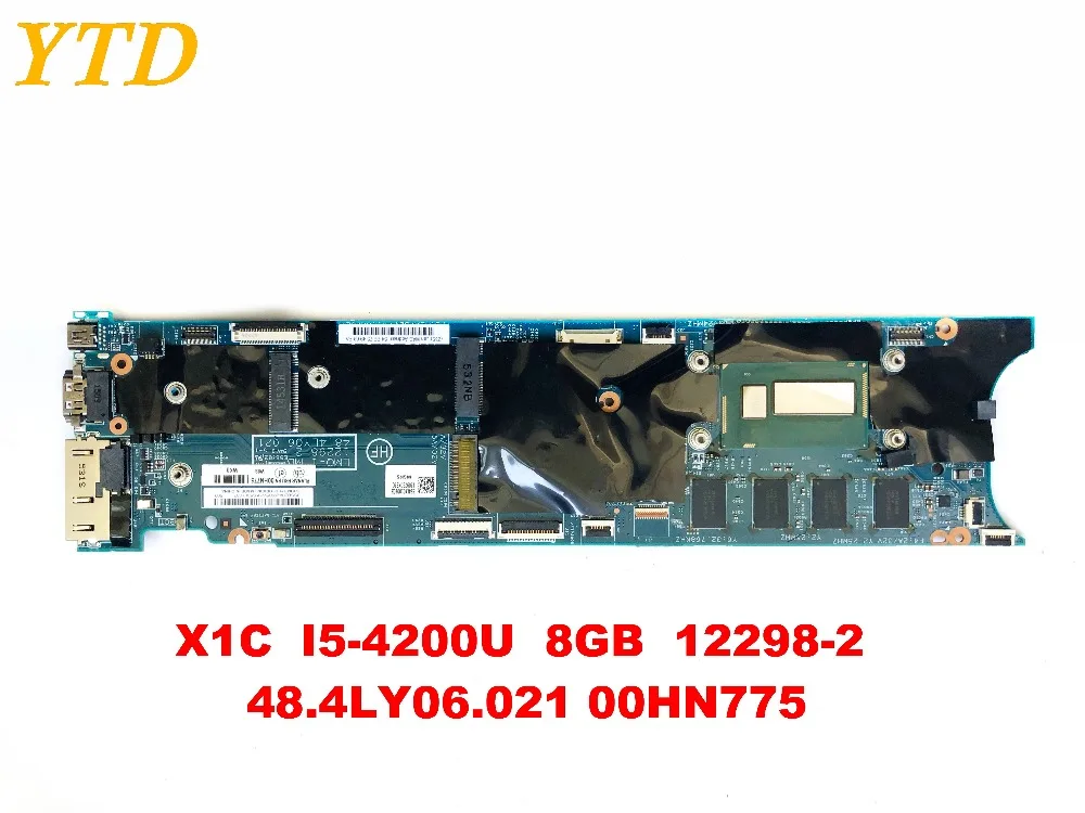 Оригинальный Для Lenovo X1C материнская плата для ноутбука X1C I5-4200U 8 ГБ 12298-2 48.4LY06.021 00HN775 испытанное хорошее Бесплатная доставка