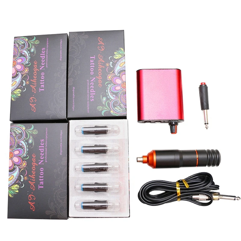 

Powerful Tattoo pen Rotary Tattoo Gun Machine Black Precision Rca Motor Tattoo Machine Tattooist Body Art Eu Plug