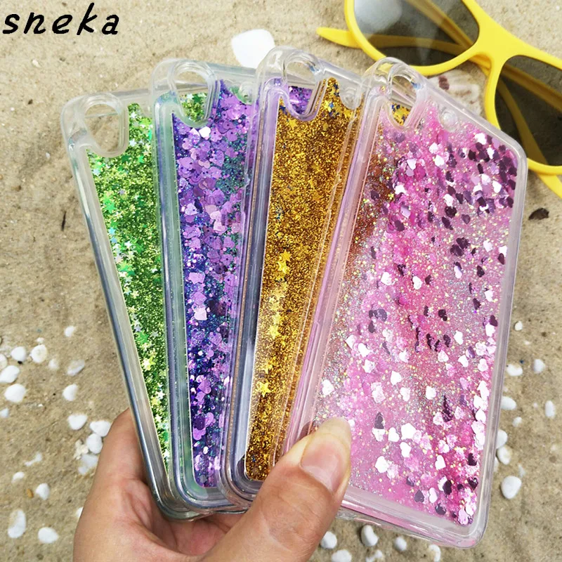 

For Huawei Y6 II case Dynamic Liquid Glitter Sand Quicksand Star Cases Crystal Clear phone Back Cover For Huawei Y6 II Y6II Case