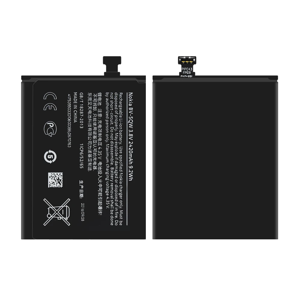BV-5QW литиевые аккумуляторы для мобильных телефонов 2420 мАч BV5QW литий-ионная батарея+ Инструменты для ремонта телефонов для Nokia Lumia 930 929 RM927 батарея
