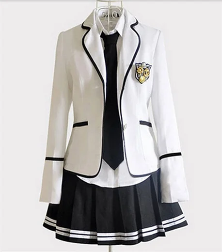 Японская школьная форма для девочек, карнавальный костюм, черная, красная клетчатая юбка, топы, пальто, JK, матросские Костюмы, комплекты - Цвет: D