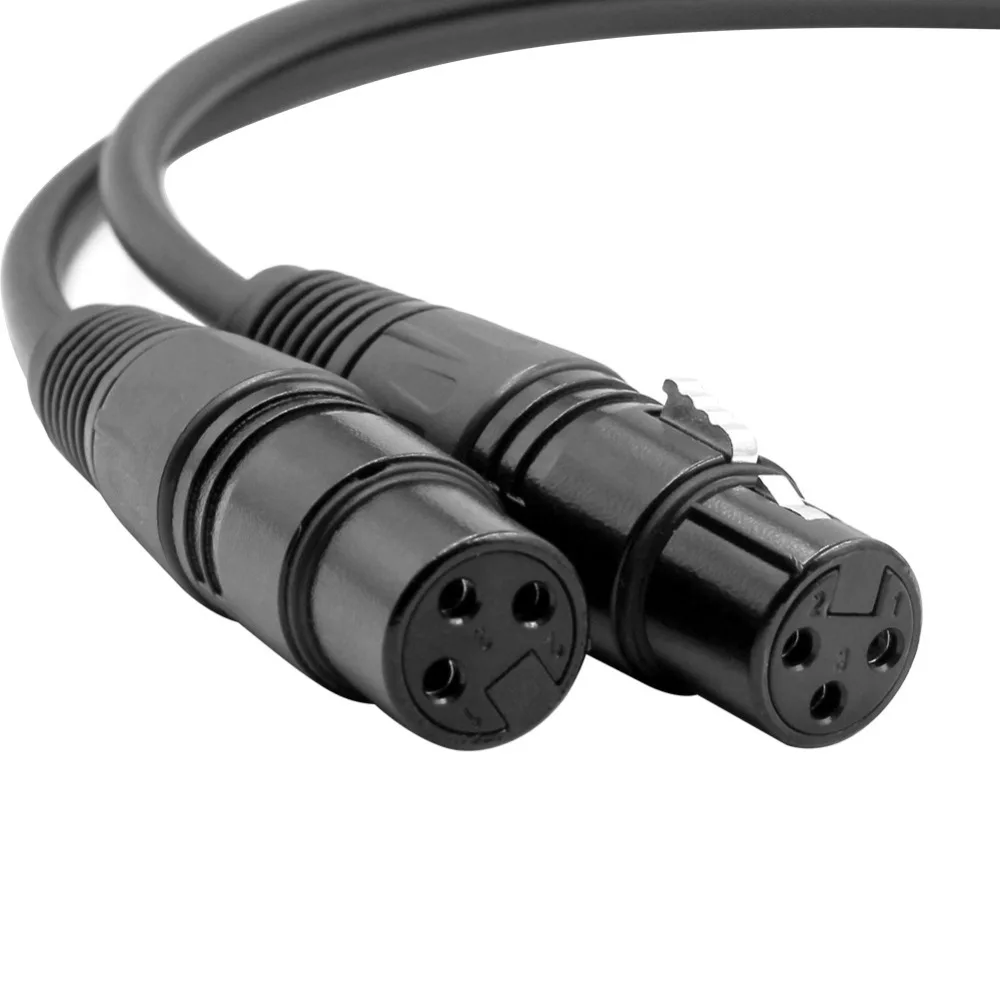 Hifi 2 XLR Male to 2 RCA Female Audio Cable High Quality Dual XLR to Dual RCA for Mixer Amplifier Guitar Mic Equalizer Cable Hifi 2 XLR Male to 2 RCA Female Audio Cable High Quality Dual XLR to Dual RCA for Mixer Amplifier Guitar Mic Equalizer Cable