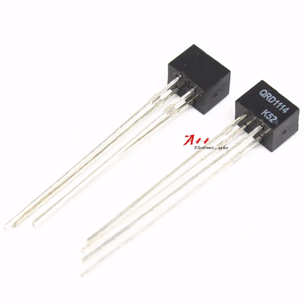

30PCS Reflective Optical Sensor QRD1114 30V 0.050" (1.27mm) Radial - 4 Leads