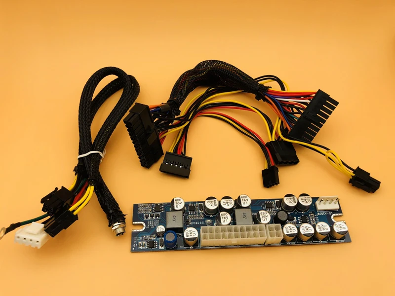 12V DC Input 300W Output Mini ITX Pico PSU DC ATX PC Switch Realan DC