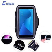 Kol bandı kapak kılıf Asus ZenFone için Max çekim artı Pro M1 M2 ZB631KL ZB633KL ZB555KL ZB602KL ZB634KL spor koşu spor salonu telefonu çanta
