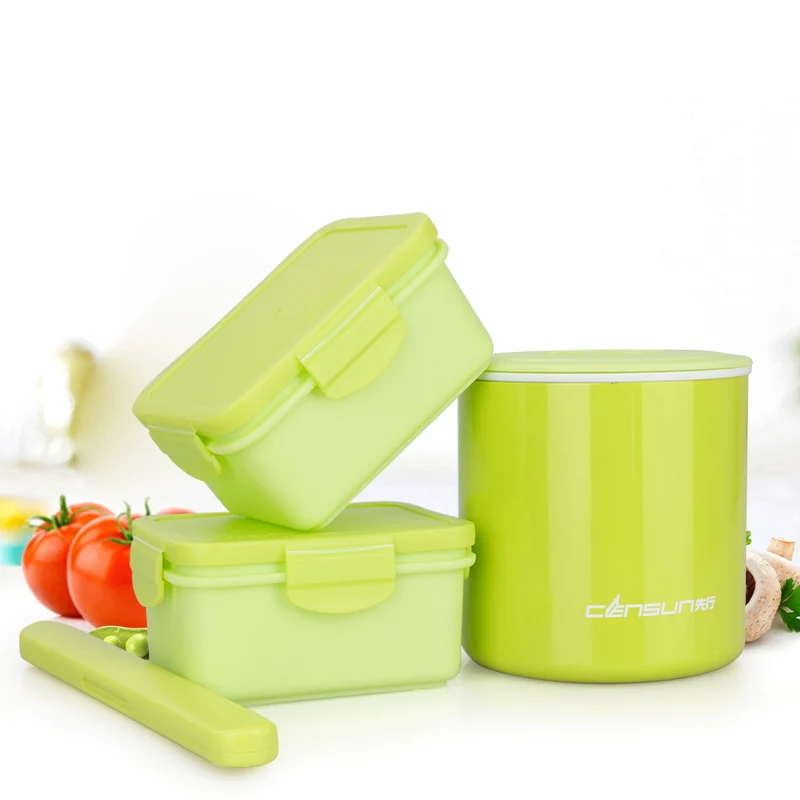 Thermal Insulated Jar Food Container Set Portable Thermal Lunch Box