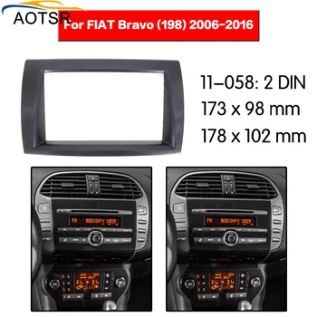 

Radio Facia For 2006-2016 FIAT BRAVO 2DIN dvd player Fascia Car Stereo Radio Installtion Dash