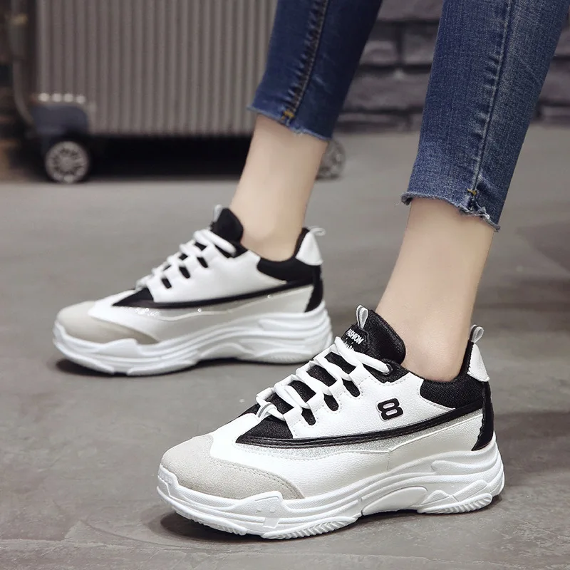 

2018 spring new casual women shoes students tenis feminino non-slip sport shoes women sneakers lace-up shoes woman