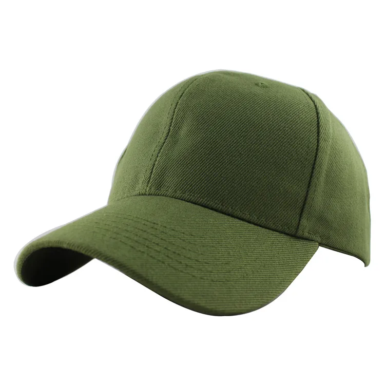 Новинка, мужская и женская простая бейсбольная кепка в стиле хип-хоп, плоская кепка для гольфа, одноцветная кепка без вышитого ремешка, высокое качество - Цвет: OD