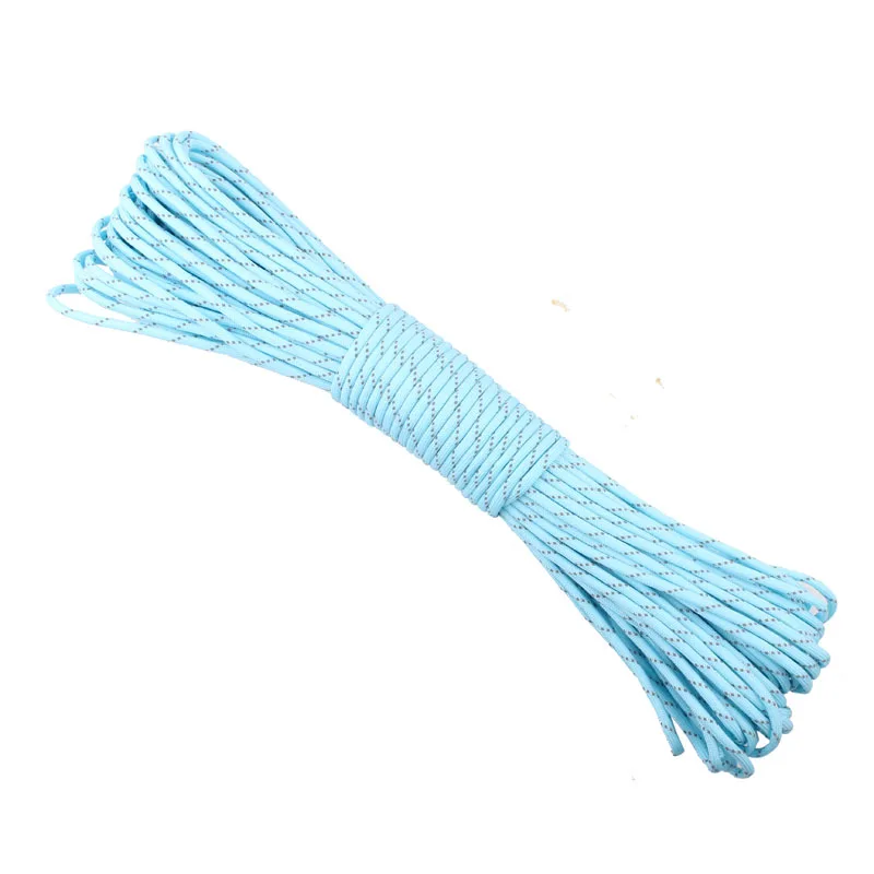 CAMPINGSKY الوهج في الظلام عاكس Paracord 9 السواحل 5 الألوان المتاحة بقاء المظلة الحبل CAMPINGSKY الوهج في الظلام عاكس Paracord 9 السواحل 5 الألوان المتاحة بقاء المظلة الحبل