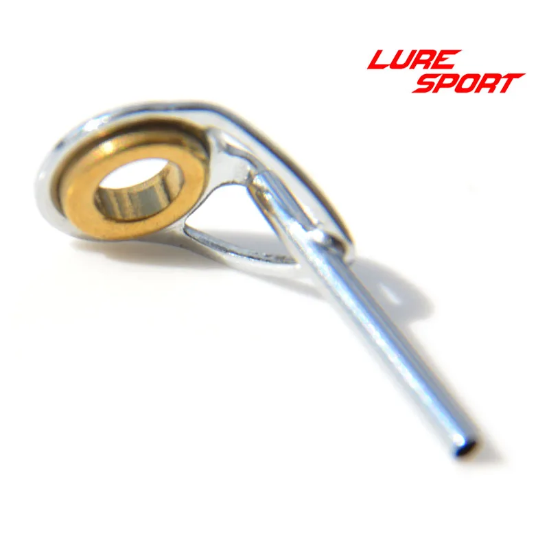 LureSport 10 шт. верхняя направляющая рамка из микросеребра черное/Золотое кольцо